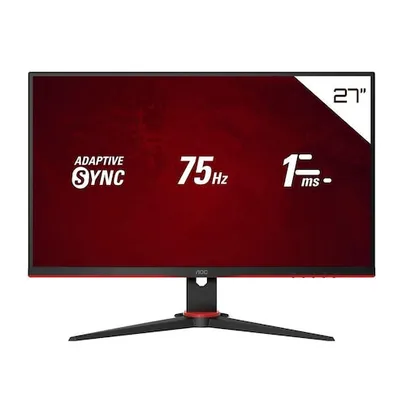 Monitor Gamer AOC Sniper 27 Polegadas Full HD IPS 75HZ 1MS 27G2HE5