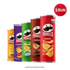 Combo Pringles® Sabores Sortido 10 Unidades 