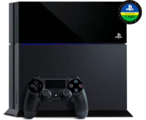 [Submarino] Console Playstation 4 - HD 500Gb + Dualshock 4 - Oficial Sony Brasil - PS4 por R$ 1349