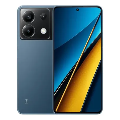 Foto do produto Celular Xiaomi Poco X6 5G 256GB, 8GB RAM, Azul, Global