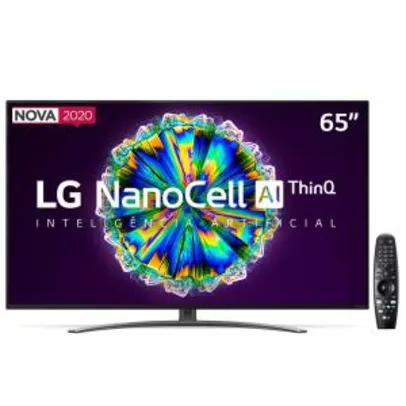 Smart TV LED 65" UHD 4K LG 65NANO86 NanoCell - Modelo 2020 HDMI 2.1 | R$ 5010