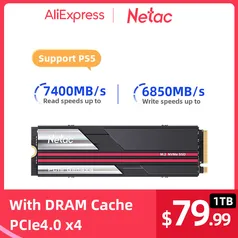 SSD Netac 2tb nvme 4.0 