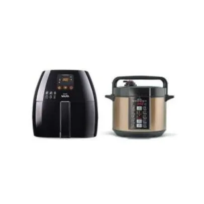 Fritadeira Elétrica Airfryer Avance Xl Philips Walita + Panela De Pressão Elétrica Viva Digital - R$ 1710