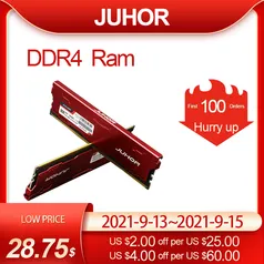 [Novos usuários] Memória Ram Juhor 8gb ddr4 3000Mhz