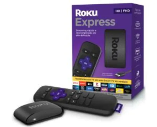 ROKU Express - Dispositivo de Streaming Full HD - Preto | R$242