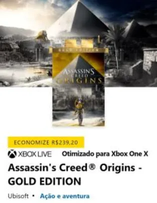 Assassin's Creed® Origins - GOLD EDITION