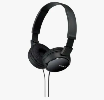 [PRIME] Fone de ouvido Headphone Sony MDR-ZX110 Preto | R$64