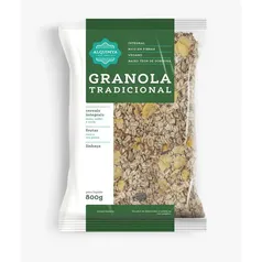 Granola Tradicional Com Açúcar 800g - Alquimya