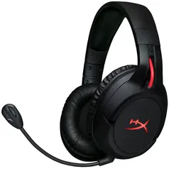 Headset Sem Fio Gamer HyperX Cloud Flight Drivers 50mm, LED, Múltiplas Plataformas - HX-HSCF-BK/AM