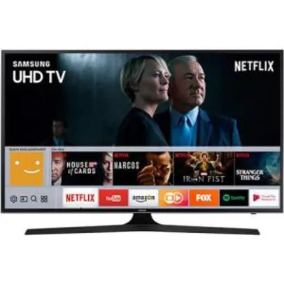 Smart TV LED 40" Samsung 40MU6100 UHD 4K HDR Premium 3 HDMI 2 USB 120Hz - R$ 1682
