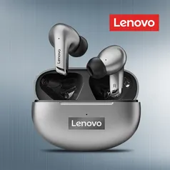 Lenovo Fone de Ouvido sem Fio LP5, Earbuds Bluetooth com Microfone, Headset Es