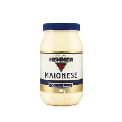 Maionese Receita Caseira Hemmer 500g - R$4,58 (10 itens + recorrência + Prime)