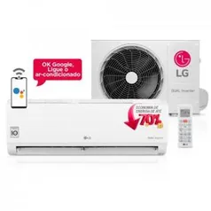 Ar Condicionado Split LG Dual Inverter Voice 12.000 BTU/h Frio 220v | R$1.656