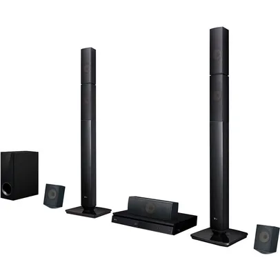 {REEMBALADO} Home Theater LG LHB645N Bluetooth 1000W com 5.1 Canais Full HD com Blu-Ray 3D Sound Sync Wireless