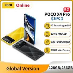 [22/08] Smartphone Poco X4 pro 5G 6/128gb Azul