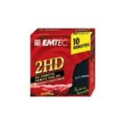 Disquete Emtec 2Hd 3.5 Cx. Com 10 Unidades