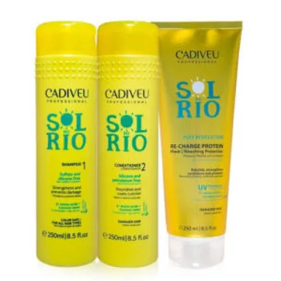 Cadiveu Professional Sol do Rio Kit Home Care de Limpeza E Cuidados | R$90