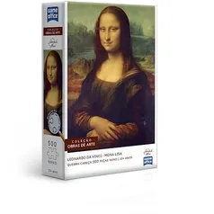 (Mais por Menos R$21,25) LEONARDO DA VINCI - A MONA LISA - QUEBRA-CABEÇA - 500 PEÇAS NANO - TOYSTER BRINQUEDOS