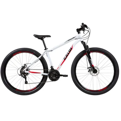 BICICLETA ARO 29 VULCAN 21V QUADRO 15 ALUMÍNIO BRANCO CALOI