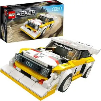 76897 LEGO Speed Champions 1985 Audi Sport quattro S1, Kit e Construção (250 peças)