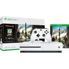 [AME R$ 1.104,00] - Console XBOX ONE S 1TB + 1 Jogo The Division 2 + Controle sem Fio - Microsoft