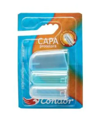 Conjunto com 3 Capas Protetoras para Escovas Dentais, Condor