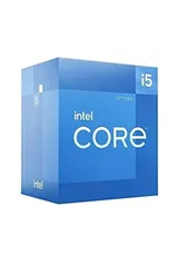 Processador Intel Core i5-12400 2.5 GHz (Turbo 4.4 GHZ) Cache 18MB 6 Núcleos 12 Threads 12ª GER LGA 1700 BX8071512400 - Intel