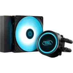 Water Cooler DeepCool Gammaxx L120T, LED Blue 120mm, Intel-AMD | R$209