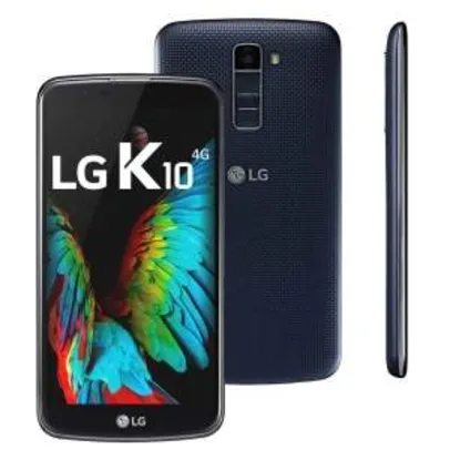 [Extra] LG K10 TV Índigo com 16GB, Dual Chip, Tela de 5.3" HD, 4G, Android 6.0, Câmera 13MP por R$ 699
