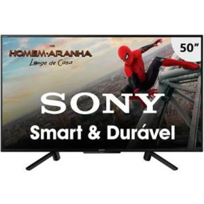 Smart TV LED 50" Sony KDL-50W665F Full HD com Conversor Digital 2 HDMI 2 USB Wi-Fi 60Hz - Preta( LINK CORRETO NA DESCRIÇÃO)
