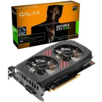 Placa de Vídeo Galax NVIDIA GeForce GTX 1050 Ti 4GB. - R$669,90