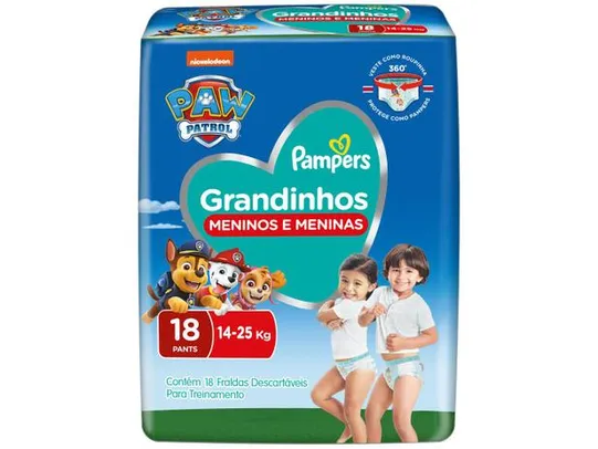 SÓ VALE NO APLICATIVO MAGALU: Fralda Calça Pampers Grandinhos