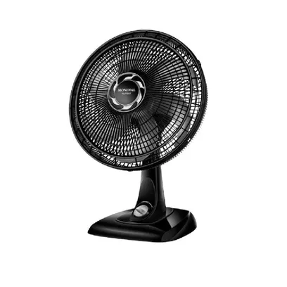 Foto do produto Ventilador de Mesa Mondial 40cm Turbo Preto e Prata VT-40-B – 220 Volts - 220V