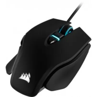 Mouse Gamer Corsair Elite RGB 18000 DPI, 9 Botões Programáveis, Black, CH-9309011-NA