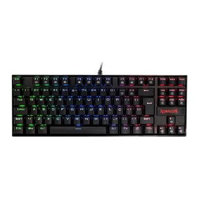 Teclado Gaming ReDragon Kumara Mecanico RGB Switch Azul, K552RGB-1