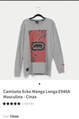 Camiseta Ecko Manga Longa E946A Masculina - R$30