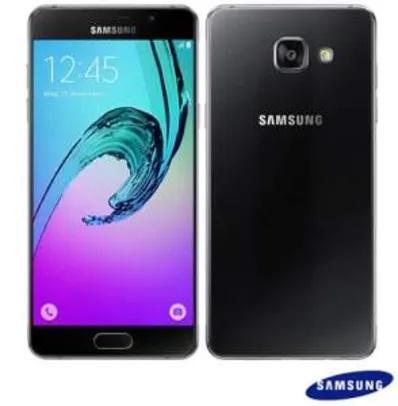 [FASTSHOP] Samsung Galaxy A5 Duos Preto, com Tela de 5.2”, 4G, 16 GB e Câmera de 13 MP - SM-A510   R$ 1.347