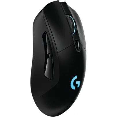 Mouse Gamer Sem Fio Logitech G G703 LIGHTSPEED RGB LIGHTSYNC 6 Botões Programáveis Sensor HERO 25K Recarregável Compatível POWERPLAY