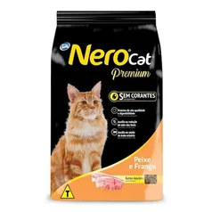 Ração Gato Adulto Premium Peixe e Frango Nero 20Kg