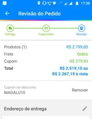[App Magalu] Samsung S10+ 128gb | R$2.519