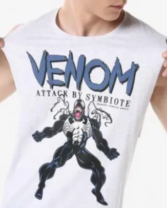 Saindo por R$ 30: Camiseta Regata Venom Marvel (P, M, G e GG) - R$ 30 | Pelando