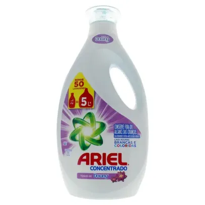 10 Sabão concentrado Ariel Downy 2 L + 1 Biscoito Negresco (R$13 un)