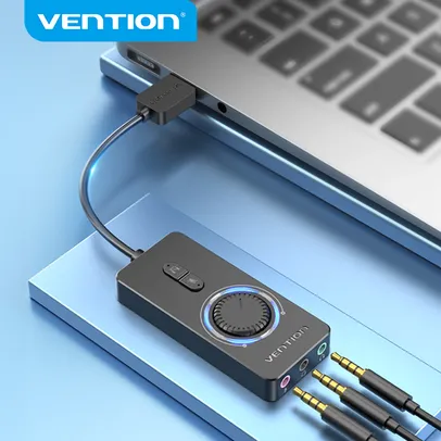 Placa de som Externa Vention USB