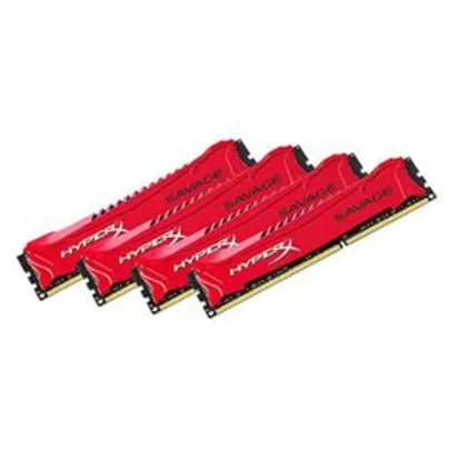 Memória Ram Gamer Hyperx Savage 4 Und Ddr3 32Gb 2400Mhz Kingston por R$ 249