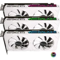 Placa de Vídeo Galax Geforce RTX 2060 Ex White Dual, 6GB GDDR6, 192Bit, 26NRL7HPY3EW R$2.199