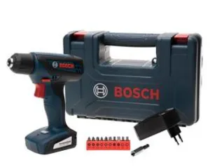 Furadeira e Parafusadeira Elétrica Bosch 12V - Velocidade Variável Mandril 1/4” GSR 1000 Smart por R$ 200