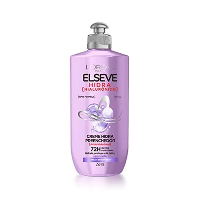 [Rec] L'Oréal Paris Elseve Creme para Pentear Preenchedor Hidra Hialurônico, 72 Horas de Frizz Crontrolado, 250ml