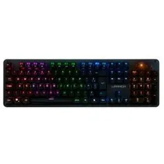 Teclado Mecânico Gamer Warrior Dunky, LED Rainbow, Switch Outemu Blue, ABNT2 - - R$200