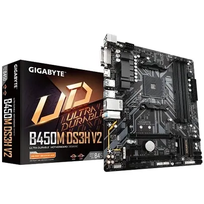 [Internacional] Gigabyte B450M DS3H V2 amd AM4 Soquete B450 Placa-mãe