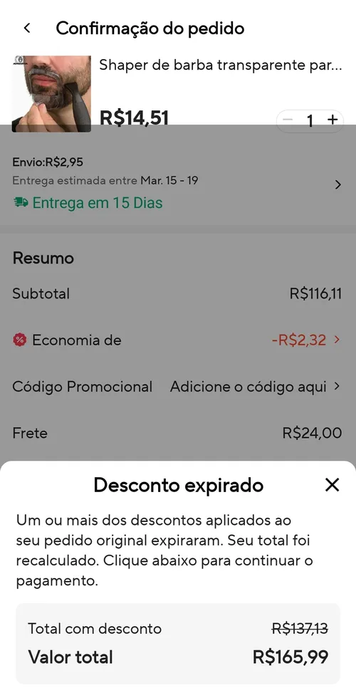 Imagen na descrição da promoção